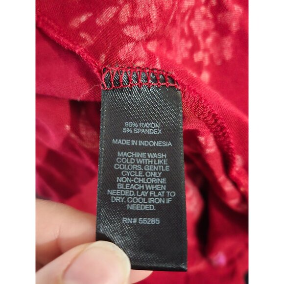 Express Floral Babydoll Strapless Asymmetric Dress Medium Boho Cottage Fairy - Picture 6 of 8